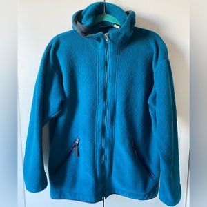 Unisex Patagonia Teal Full Zip Fleece